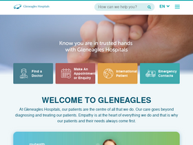 'gleneagles.com.my' screenshot