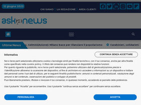 'askanews.it' screenshot