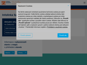 'mapy.spravazeleznic.cz' screenshot