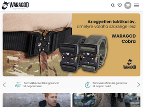 'waragod.hu' screenshot