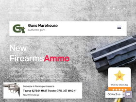 'gunswarehouse.net' screenshot