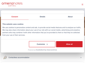 'omenahotels.com' screenshot