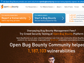 'openbugbounty.org' screenshot