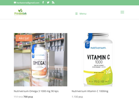 'prirodnilek.com' screenshot