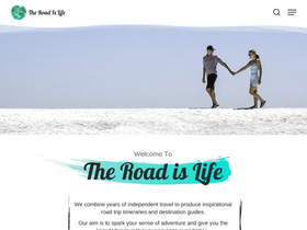 'theroad-islife.com' screenshot