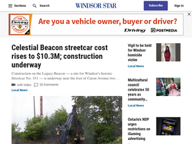'windsorstar.com' screenshot