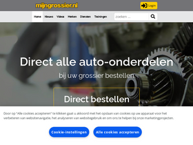 'mijngrossier.nl' screenshot