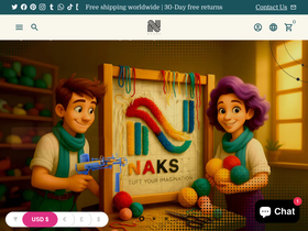 nakshcarpets.com homepage screenshot
