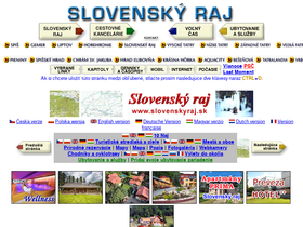 'slovenskyraj.sk' screenshot