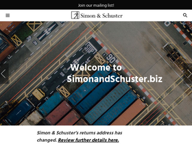 'simonandschuster.biz' screenshot