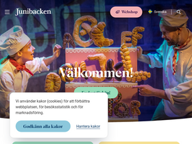 'junibacken.se' screenshot
