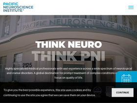 'pacificneuroscienceinstitute.org' screenshot