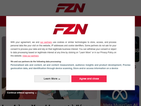 'fredzone.org' screenshot