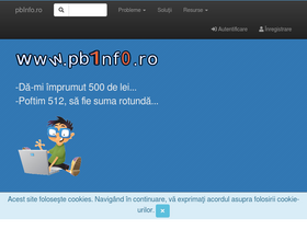 'pbinfo.ro' screenshot