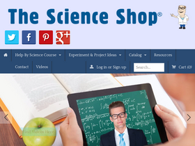scienceshopusa.com homepage screenshot