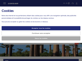 'corsair.fr' screenshot