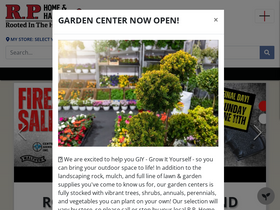 'homeandharvest.com' screenshot