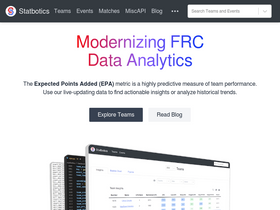'statbotics.io' screenshot
