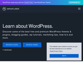'wpexplorer.com' screenshot