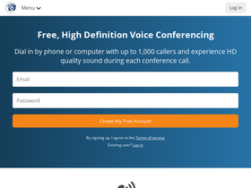 'freeconferencecallhd.com' screenshot