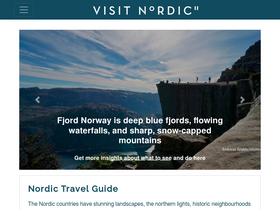 'visitnordic.com' screenshot