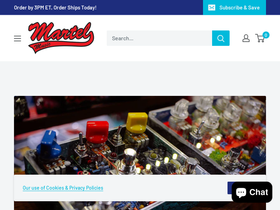martelmusicstore.com homepage screenshot