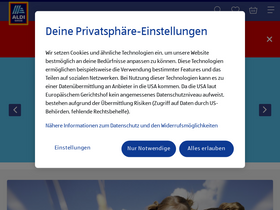 'aldi-suisse.ch' screenshot