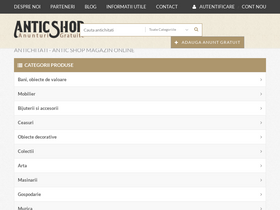 'antic-shop.ro' screenshot