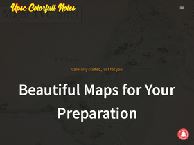 'upsccolorfullnotes.com' screenshot