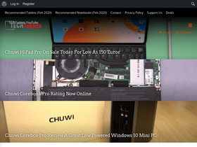 'techtablets.com' screenshot