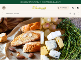 The Discerning Palate Georgia website screenshot