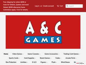 acgamesonline.com homepage screenshot