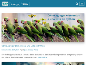 'codigopiton.com' screenshot