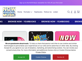 'nowmusic.com' screenshot