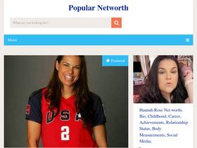 'popularnetworth.com' screenshot