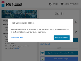 'myequals.net' screenshot