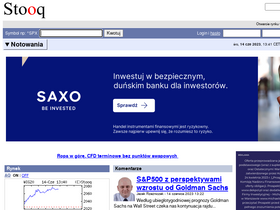 'stooq.pl' screenshot