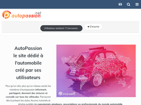 'autopassion.net' screenshot