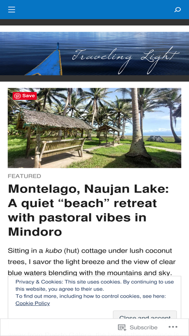 iamtravelinglight.com