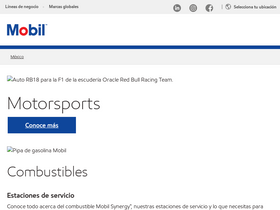 'mobil.com.mx' screenshot