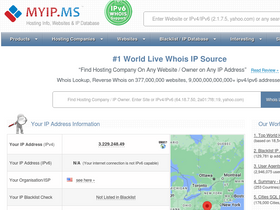 'myip.ms' screenshot