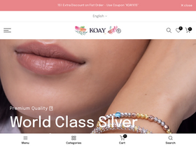 koaysilver.com homepage screenshot
