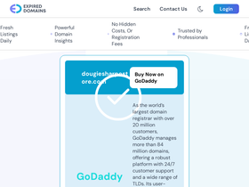dougiesharpestore.com homepage screenshot