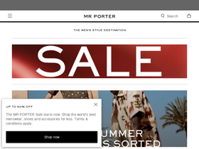 'mrporter.com' screenshot
