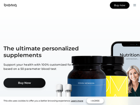 'bioniq.com' screenshot