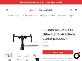 L-bow homepage screenshot