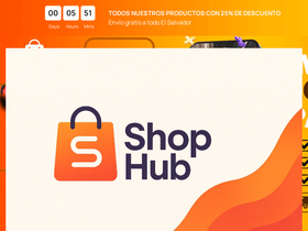 shophubelsalvador.com homepage screenshot