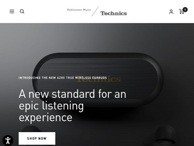 'technics.com' screenshot