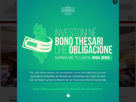 'financa.gov.al' screenshot