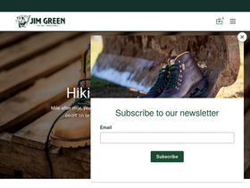 'jimgreenfootwear.com' screenshot